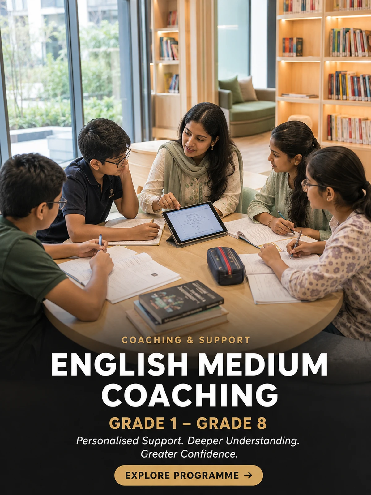 English Medium Coaching programme
